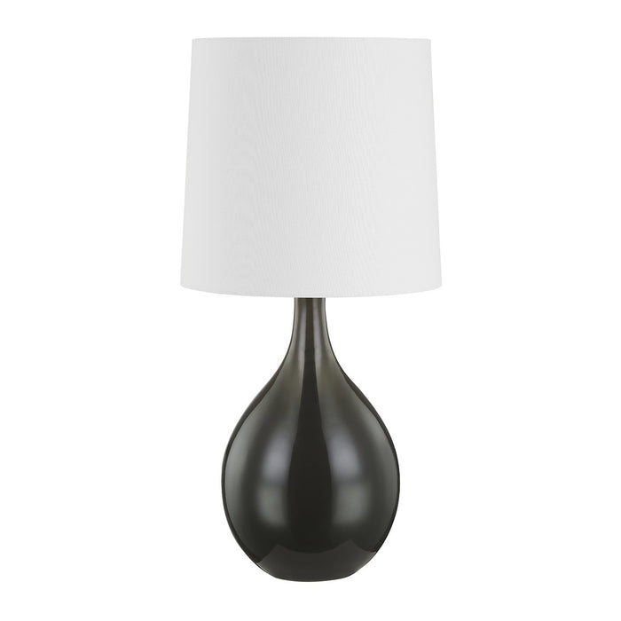 Hudson Valley - L2016-AGB/CGM - One Light Table Lamp - Durban - Aged Brass/Ceramic Gloss Mink