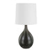 Hudson Valley - L2016-AGB/CGM - One Light Table Lamp - Durban - Aged Brass/Ceramic Gloss Mink