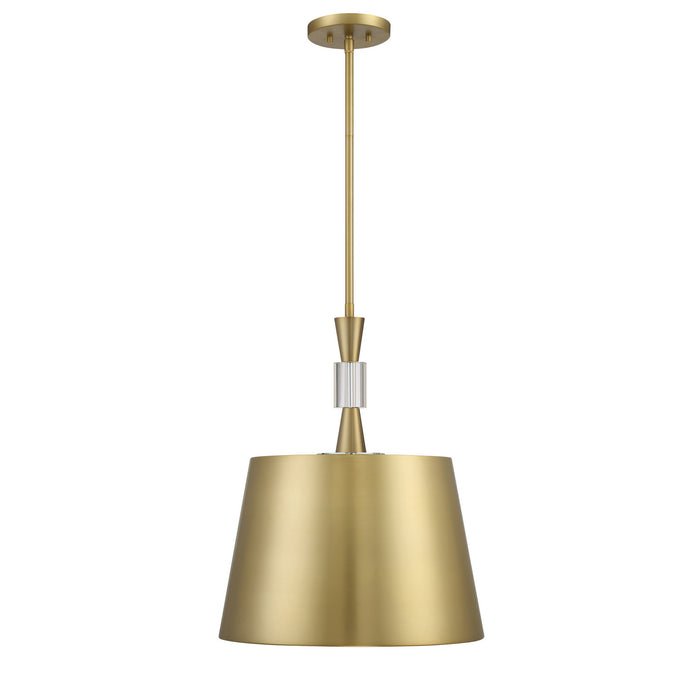 Metropolitan - N7553-695 - Three Light Pendant - Baratti - Soft Brass