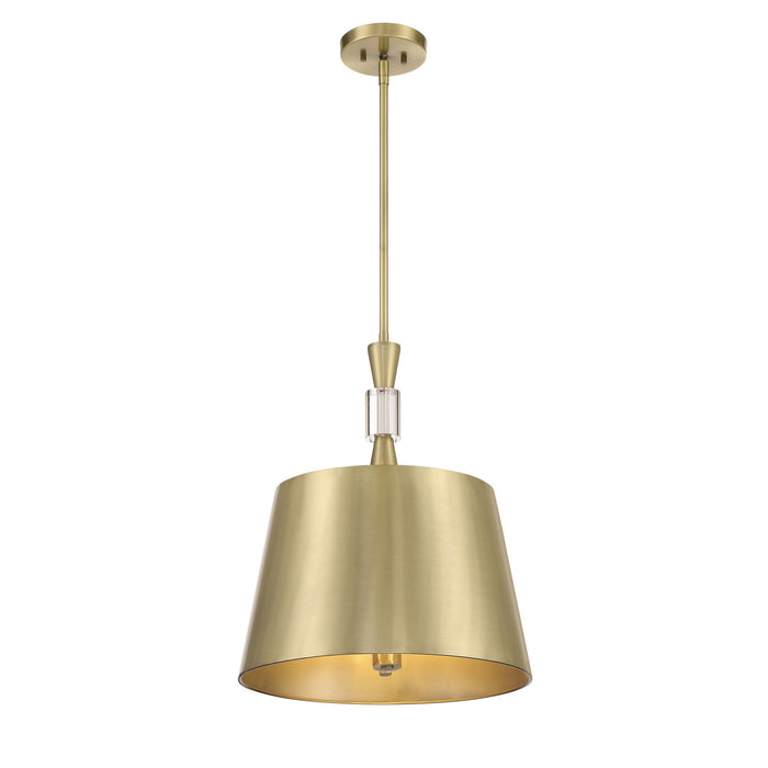 Metropolitan - N7553-695 - Three Light Pendant - Baratti - Soft Brass