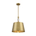 Metropolitan - N7553-695 - Three Light Pendant - Baratti - Soft Brass
