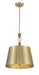 Metropolitan - N7553-695 - Three Light Pendant - Baratti - Soft Brass
