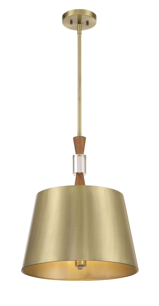 Metropolitan - N7553-695 - Three Light Pendant - Baratti - Soft Brass