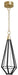 George Kovacs - P5520-726A-L - LED Mini Pendant - Dripping Gems - Soft Brass And Black