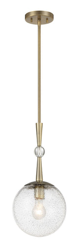 POPULUXE One Light Mini Pendant Oxidized Aged Brass