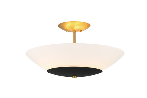 Minka-Lavery - 1701-781 - Three Light Flush Mount - Bax - Sand Coal