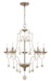 Minka-Lavery - 2665-717 - Five Light Chandelier - Colonial Charm - White Wash