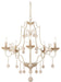 Minka-Lavery - 2665-717 - Five Light Chandelier - Colonial Charm - White Wash