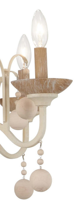 Minka-Lavery - 2669-717 - Nine Light Chandelier - Colonial Charm - White Wash