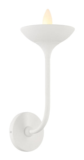 Ryton One Light Wall Sconce Plaster White