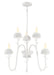 Minka-Lavery - 5906-655 - Six Light Pendant - North Fork by Robin Baron - Sand White