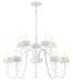 Minka-Lavery - 5907-655 - Ten Light Chandelier - North Fork by Robin Baron - Sand White