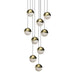 Sonneman - 2916.14-LRG - LED Pendant - Grapes - Brass Finish