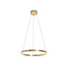 AFX Lighting - GLOP24L30D1SB - LED Pendant - Glo - Satin Brass