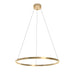 AFX Lighting - GLOP36L30D1SB - LED Pendant - Glo - Satin Brass