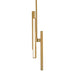 AFX Lighting - IDRP04LAJD1SB - LED Pendant - Indra - Satin Brass