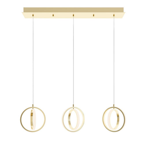 AFX Lighting - LCKP09L30D1SBLNR3 - LED Pendant - Lock - Satin Brass