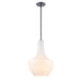 DVI Lighting - DVP25810GR-TO - One Light Pendant - St Julian - Graphie With True Opal Glass