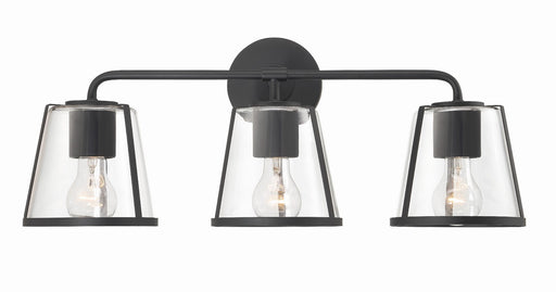 Fulton Three Light Bath Black