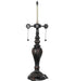 Meyda Tiffany - 151774 - Two Light Table Base - Willow Branch - Mahogany Bronze