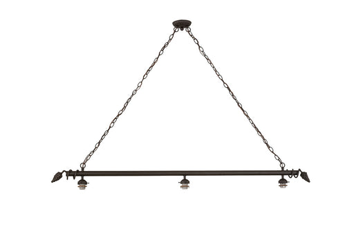 Meyda Tiffany - 162668 - Three Light Island Pendant Hardware - Oil Rubbed Bronze