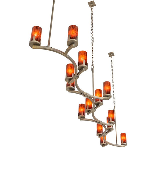 Meyda Tiffany - 256730 - 14 Light Chandelier - Cero - Antique Brass