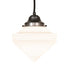 Meyda Tiffany - 257313 - One Light Mini Pendant - Revival Schoolhouse - Craftsman Brown