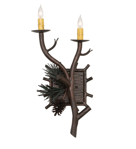 Pinewood Two Light Wall Sconce