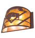 Meyda Tiffany - 259241 - Four Light Wall Sconce - Lone Buffalo - Rust