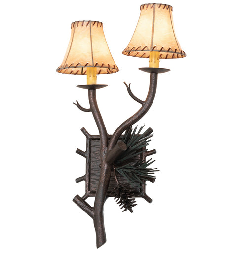 Pinewood Two Light Wall Sconce