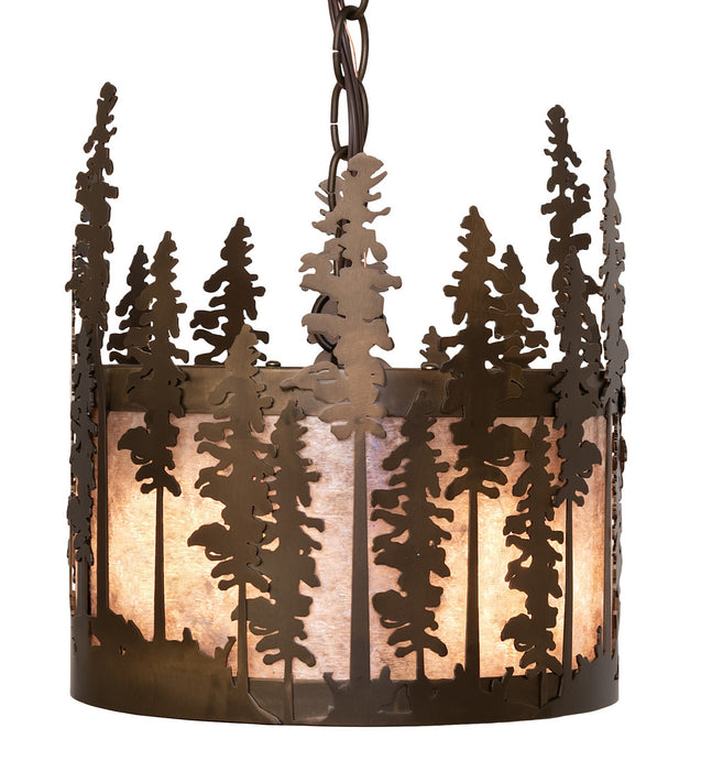 Meyda Tiffany - 260024 - Three Light Pendant - Tall Pines
