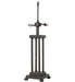 Meyda Tiffany - 262040 - Two Light Table Base - Column Mission - Oil Rubbed Bronze