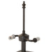 Meyda Tiffany - 262040 - Two Light Table Base - Column Mission - Oil Rubbed Bronze