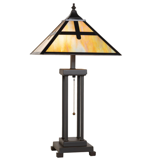 Cross Mission Two Light Table Lamp