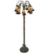Meyda Tiffany - 262123 - 12 Light Floor Lamp - Stained Glass Pond Lily - Bronze