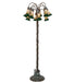 Meyda Tiffany - 262124 - 12 Light Floor Lamp - Stained Glass Pond Lily - Bronze