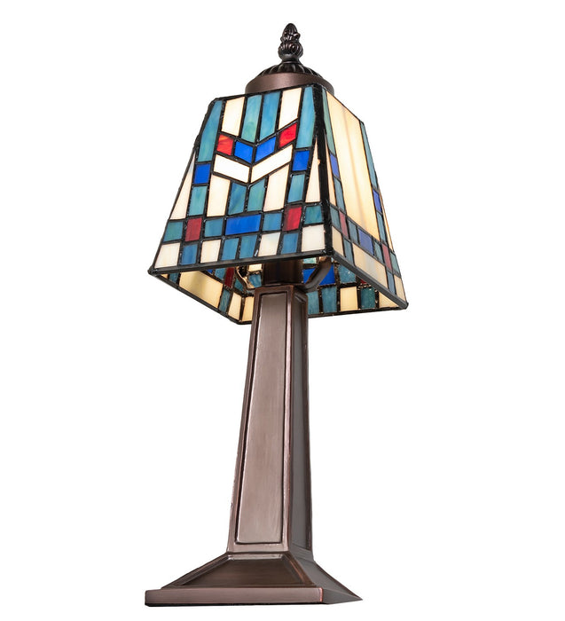 Meyda Tiffany - 262770 - One Light Mini Lamp - Prairie Wheat - Mahogany Bronze