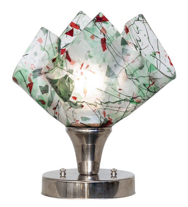 Meyda Tiffany - 262876 - One Light Accent Lamp - Tossed Salad - Nickel