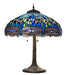 Meyda Tiffany - 263097 - Three Light Table Lamp - Tiffany Hanginghead Dragonfly - Mahogany Bronze