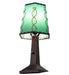 Meyda Tiffany - 263177 - One Light Mini Lamp - Greenwood - Mahogany Bronze