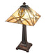 Meyda Tiffany - 263183 - Two Light Table Lamp - Glasgow Bungalow - Mahogany Bronze