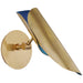Visual Comfort Signature - CD 2002SB/RB - LED Wall Sconce - Flore - Soft Brass And Riviera Blue