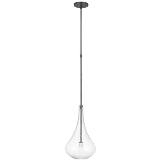 Visual Comfort Signature - CD 5027GM-CG - LED Pendant - Lomme - Gun Metal