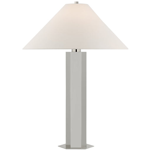 Visual Comfort Signature - PCD 3000PN-L - LED Table Lamp - Olivier - Polished Nickel
