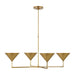 Visual Comfort Signature - PCD 5200HAB - LED Chandelier - Orsay - Hand-Rubbed Antique Brass