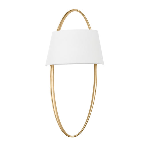 Dubai Two Light Wall Sconce Vintage Gold Leaf