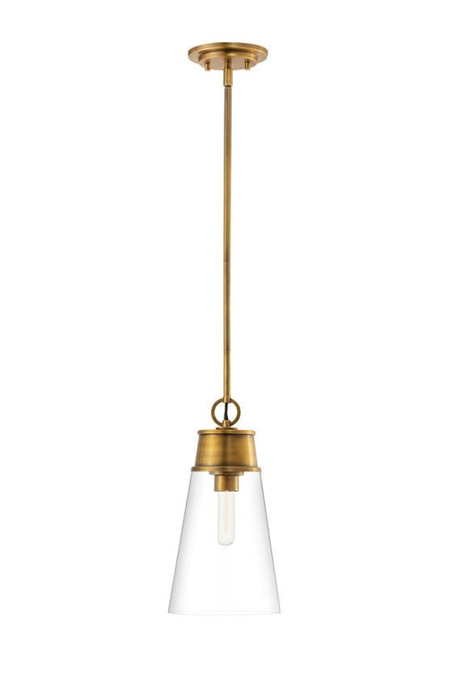 Z-Lite - 2300P8-RB - One Light Pendant - Wentworth - Rubbed Brass