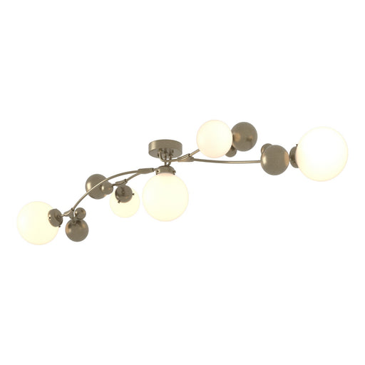 Sprig Five Light Semi-Flush Mount Soft Gold