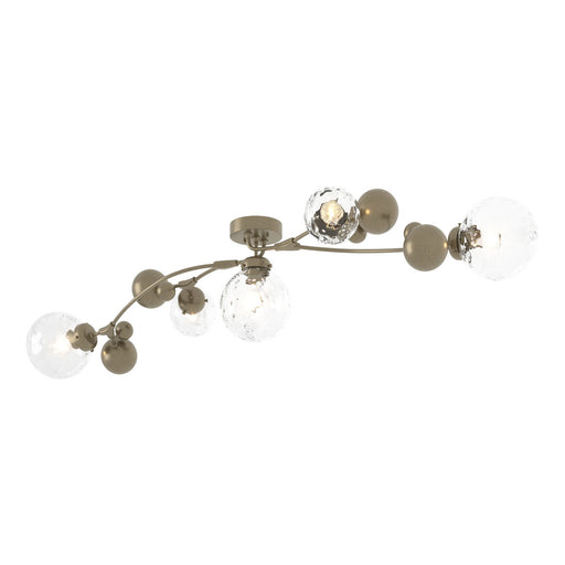 Sprig Five Light Semi-Flush Mount Soft Gold
