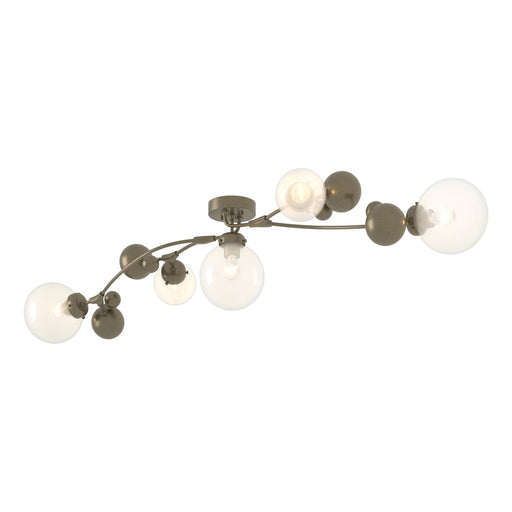 Sprig Five Light Semi-Flush Mount Soft Gold